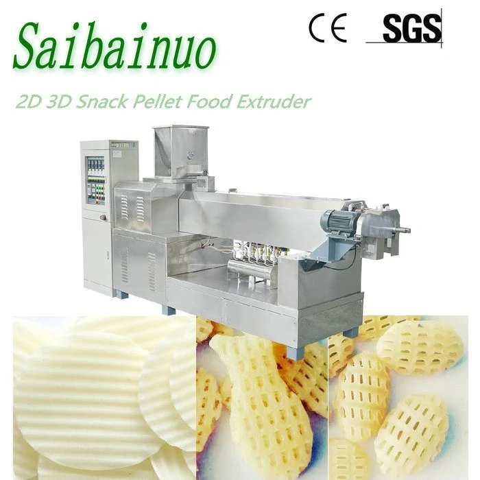 2D 3D Puff Snack Pellet Process Machine