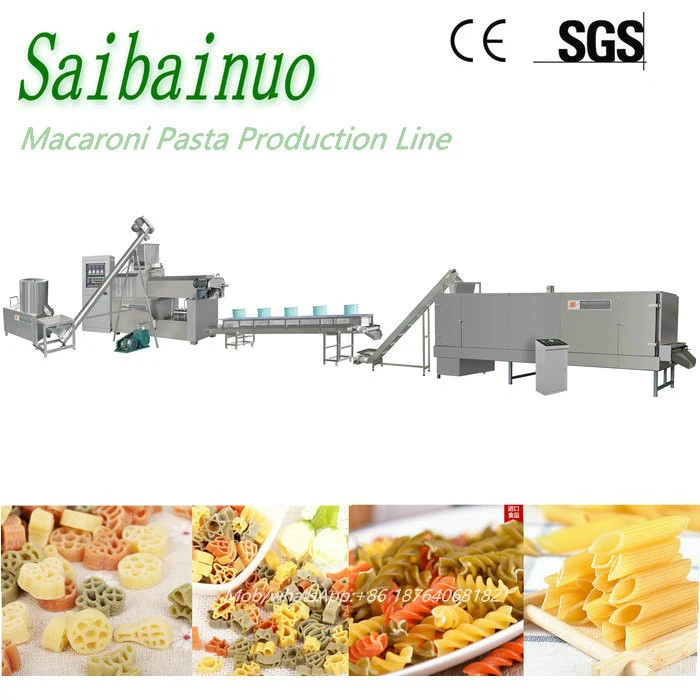 Macaroni Spaghetti Pasta Extruder Processing Line